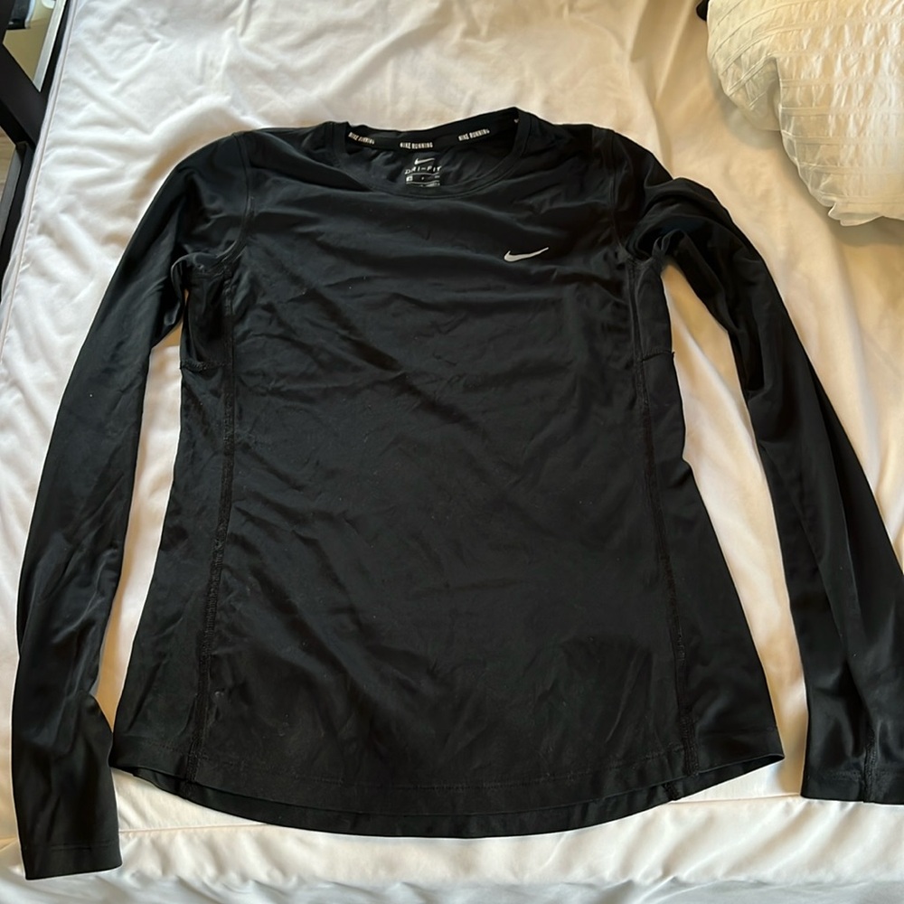 Nike running dri-fit long sleeve tshirt